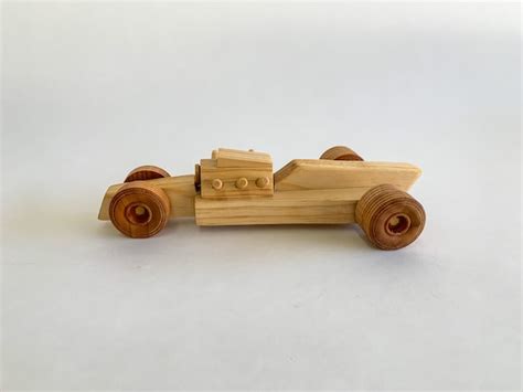 Wooden Dragster Toy Car Wooden Race Car Wood Toy Car Wooden Etsy