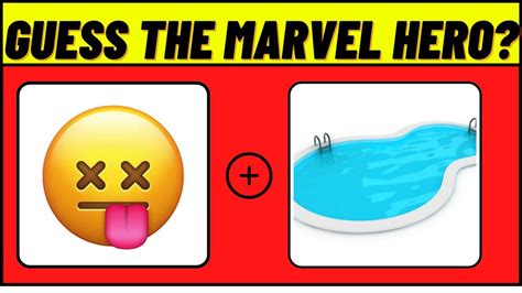 Guess The Marvel Hero Guess The Marvel Hero By Emoji Guess The Hero