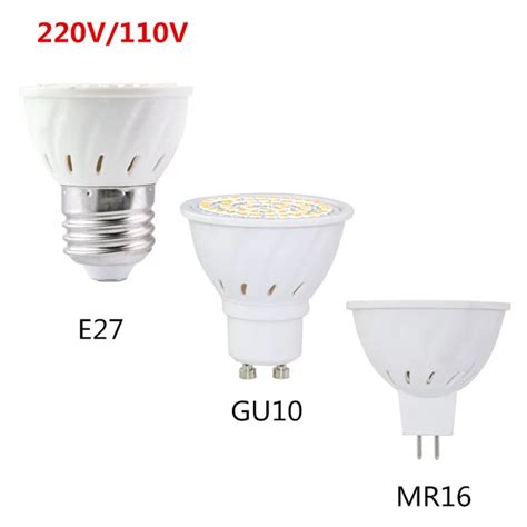 Super Bright GU 10 GU10 LED Light Bulb MR16 GU5 3 Led Lamp Spotlight 4W