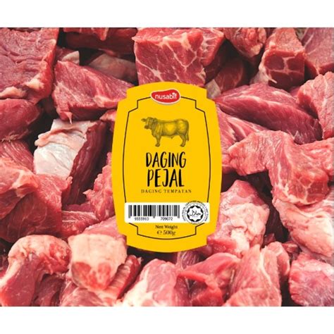 Nusabif Daging Pejal 500g Azzainmart