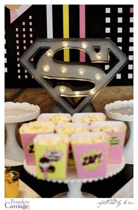 Supergirl Superhero Themed Birthday Party Karas Party Ideas Girl