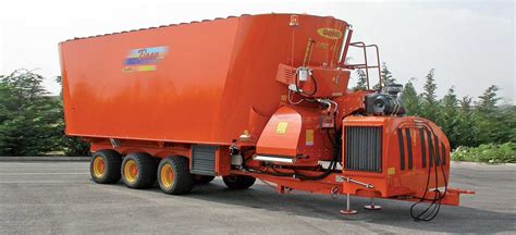 Vertical Mixing Wagon TIGER MD VMS Series SEKO INDUSTRIES Trailed