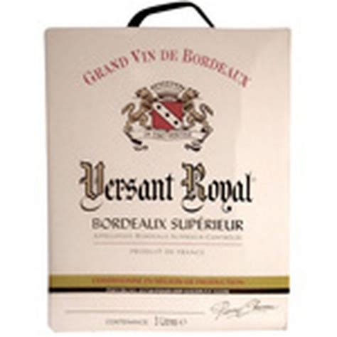 PIERRE CHANAU AOP Bordeaux supérieur Versant Royal rouge Grand format