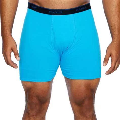 Hanes Big Mens 4 Pack Boxer Briefs Green Tree Mall