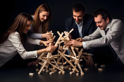 Premium Photo Teamwork For Innovation And Problemsolving