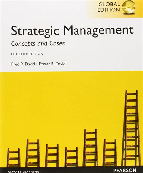 خرید و قیمت دانلود کتاب Strategic Management Concepts And Cases 15th