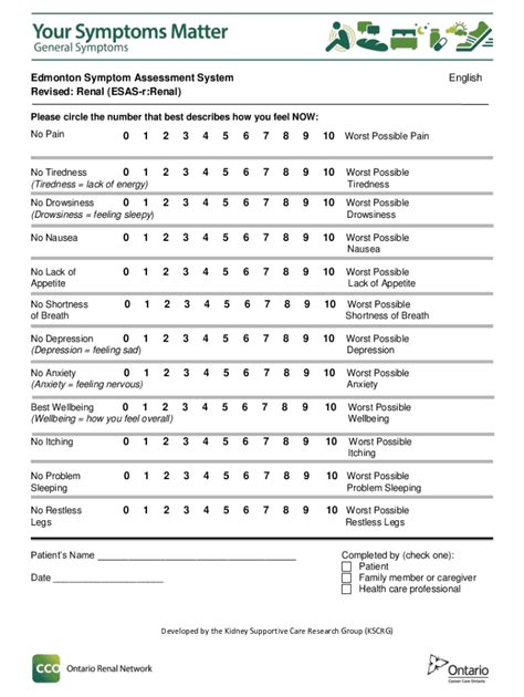 Fillable Online The Edmonton Symptom Assessment System 25 Years Later Fax Email Print Pdffiller