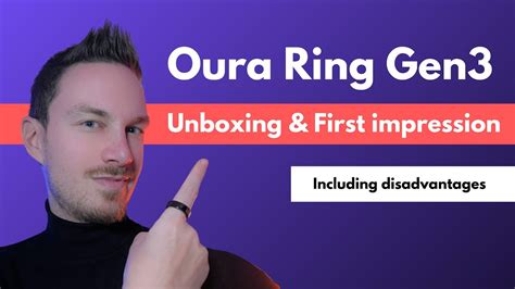 Oura Ring Gen3 Unboxing And First Impression YouTube