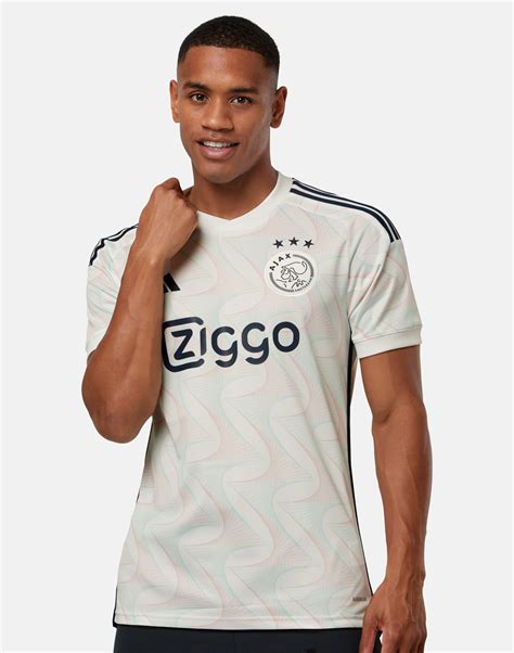 Adidas Adults Ajax 23 24 Away Jersey White Life Style Sports IE