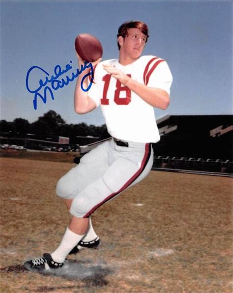 Archie Manning autographed 8x10 Photo (Mississippi, Ole Miss) Image #1