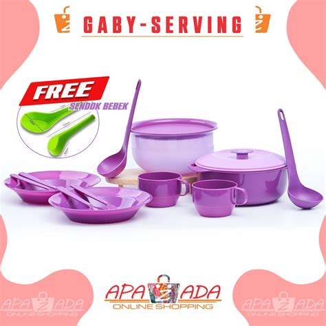 Jual Apazada Tempat Penyimpanan Makanan Gaby Serving Set Of Pcs