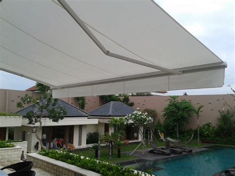 Retractable Awning Villa Putih Bali Shade Sail