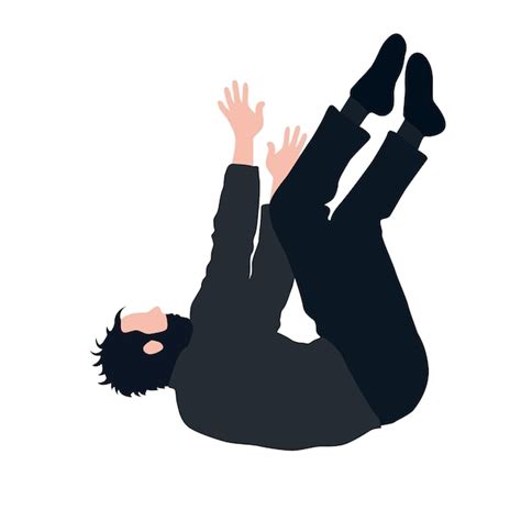 Premium Vector Falling Man Illustration Of Man Falling From The Sky