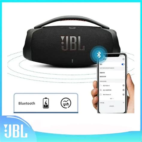 JBL altavoz inalámbrico Bluetooth Boombox 3 Subwoofer portátil a