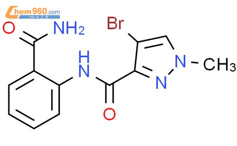 515177 96 5 N 2 Aminocarbonyl Phenyl 4 Bromo 1 Methyl 1H Pyrazole 3