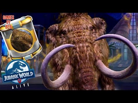 Woolly Mammoth Boss Raid Jurassic World Alive