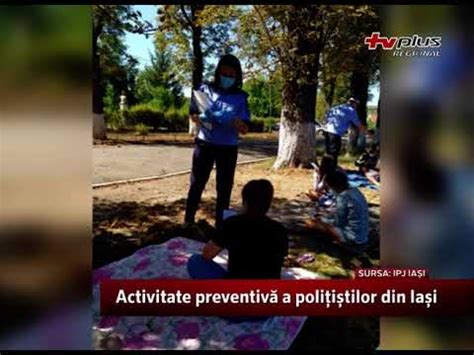 Activitate preventivă a polițiștilor din Iași YouTube