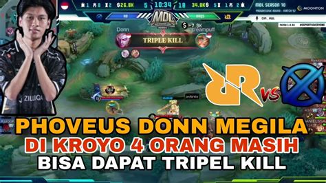 RRQ DONN MEGILA DENGAN PHOVEUS NYA RRQ SENA VS XALVADOR MDL SEASON 10