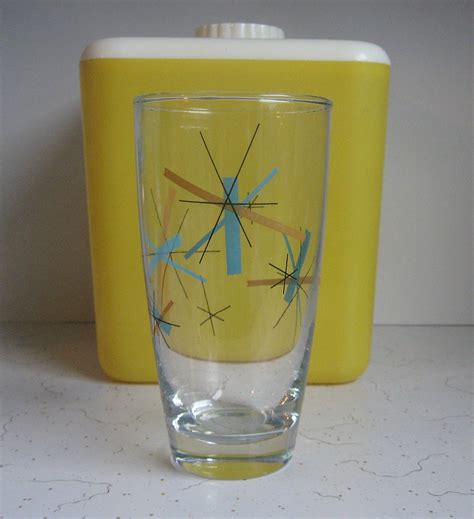 Vintage Starburst Glass Tumbler Vintage Dishware Vintage Glassware Glassware