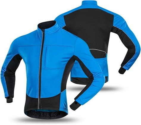 Veste De Cyclisme D Hiver En Polaire Thermique Coupe Vent Pour Homme XL