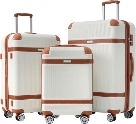 3 Piece Luggage Set Suitcase Set, Hardshell Luggage Sets 3 Piece ...