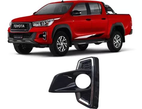 Rejilla Grilla Toyota Hilux 2019 2020 2021 Cromada Izquierda