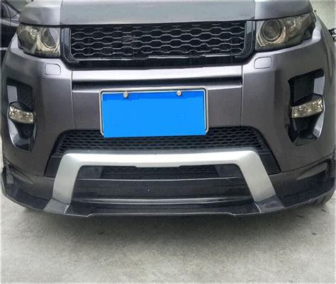 Tsgmnol Car Carbon Fiber Front Bumper Lip Diffuser Spoiler Splitter Chin Shovel Apron Body Kit