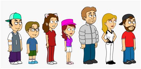 Transparent Goanimate Characters Png - Cartoon, Png Download - kindpng