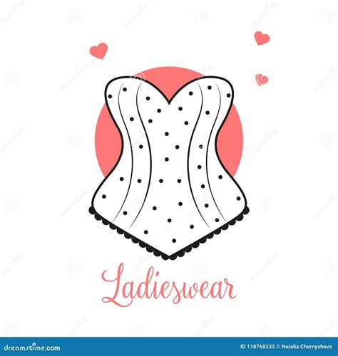 Fashion Lingerie Set Of Various Female Underwear Vector Illustration