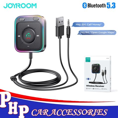 Joyroom JR CB3 Bluetooth 5 3 Car Adapter Enhanced Dual Mics ENC Noise