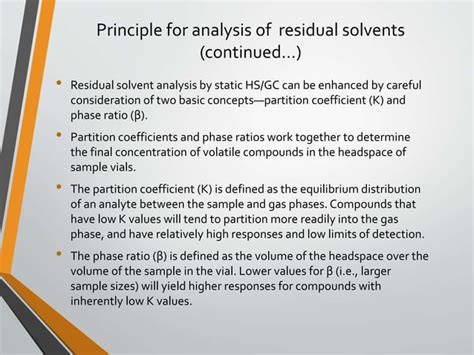 Q3c Guideline For Residual Solvents Ppt