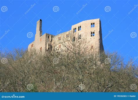 Castle Ruins Idar Oberstein,Germany Stock Image - Image of palatinate ...