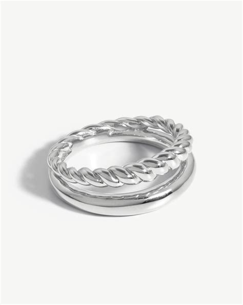 Radial Ring Sterling Silver Missoma