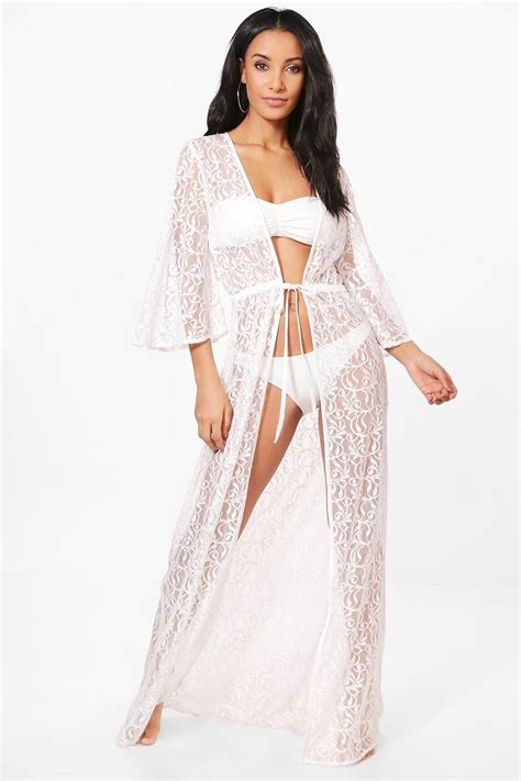 Lace Maxi Beach Kimono Lace Maxi Kimono Design Beach Kimono