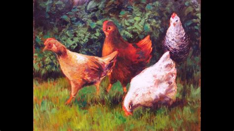 Chickens Oil Painting Demonstration By Alessandro Giambra Youtube