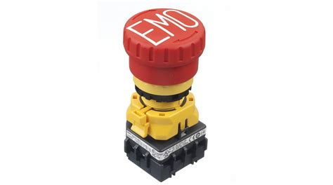 Xw1e Bv404mfrh Emo Idec Emergency Stop Switch 4nc Ip65 Distrelec