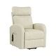 Acme Ricardo Recliner With Power Lift In Beige Bed Bath Beyond