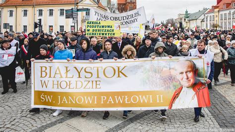 Marsz Papieski w Białymstoku to podziękowanie za blisko 27 letni