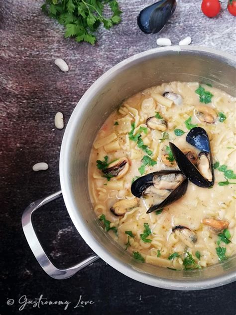 Pasta Fagioli E Cozze Cremosa Ricetta Napoletana Gastronomy Love