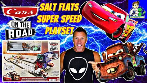 Disney Pixar Cars On The Road Salt Flats Super Speed Playset And More