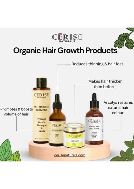 Organic hair growth products | PDF