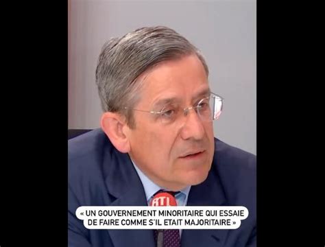 Charles de Courson député LIOT de la Marne Un gouvernement