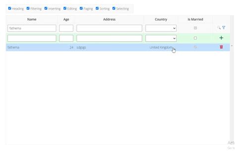 Create Edit And Update Jquery Jsgrid Datatable For You By