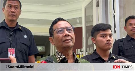 Diminta Ganjar Untuk Mundur Mahfud Md Sebut Alasan