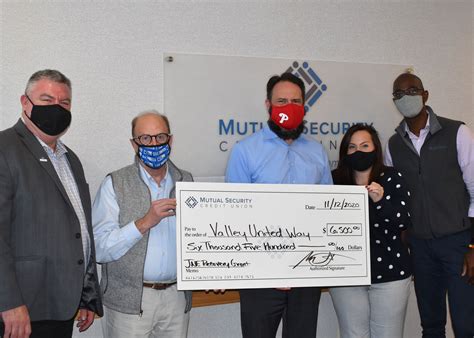 Mutual Security Credit Union Distributes 100k In Covid 19 Relief Grant