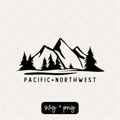 Pacific Northwest Svg Svg Png Wilderness Svg Camping Etsy