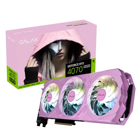 Galax Geforce Rtx™ 4070 Super Ex Gamer Pink 1 Click Oc