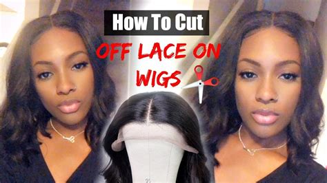 How To Properly Cut The Lace On A Wig Youtube