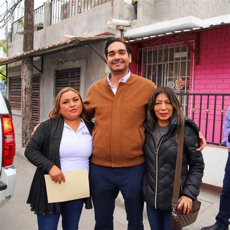 Inauguró Carlos Peña Ortiz pavimentación de circuito vial en La Cañada