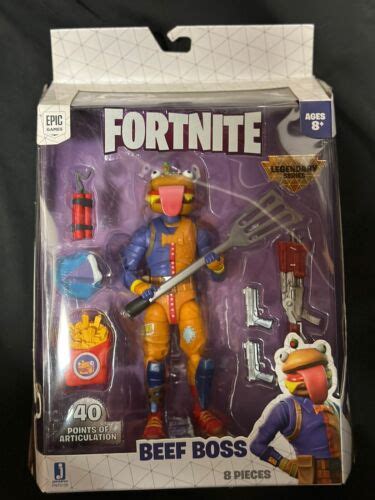 Fortnite Legendary Series 6 Beef Boss Action Figure Pack Toy New 2020 Jazwares Ebay